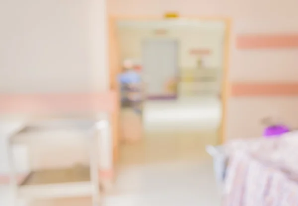 Image floue de la passerelle à l'hôpital pour une utilisation de fond  . — Photo