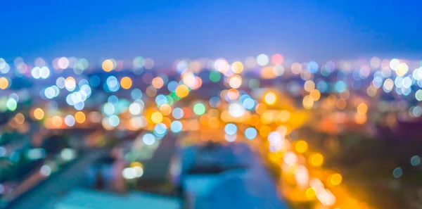Luzes azuis de Chiang Mai, Tailândia para uso em segundo plano  . — Fotografia de Stock