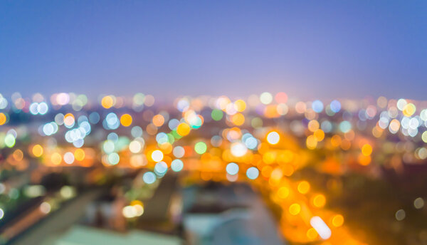 Размытые огни из Чианга, Таиланд, для фонового использования
 .