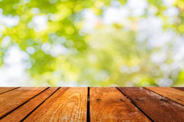 Ağaç rengi arkaplanının soyut Bokeh 'i