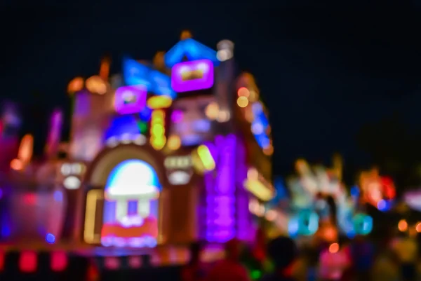Blur image of amusement shop for background usage. — Stock Photo, Image