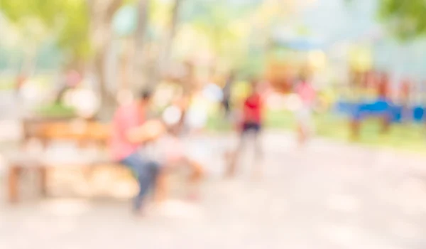 Blur background image of people activities in public park with b - Stock  Image - Everypixel