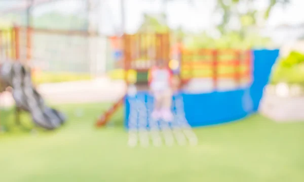 Blurred image for background of children's playground — Stock Photo, Image
