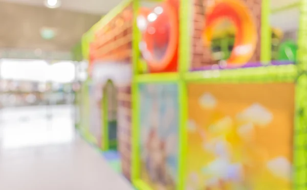 Arka Plan Kullanım Için Bulanıklık Renkli Kapalı Çocuk Oyun Alanı — Stok fotoğraf