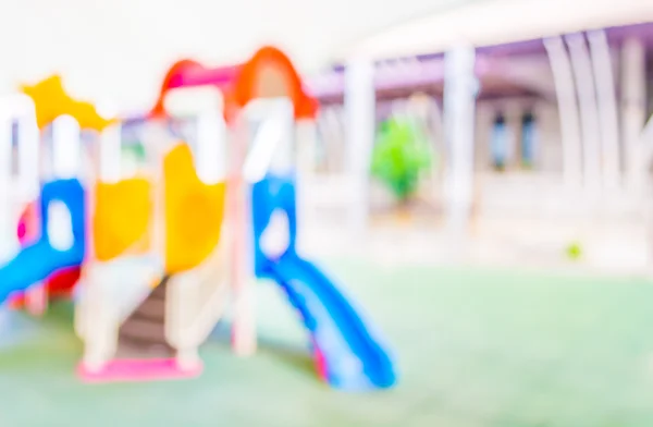 Imagen Desenfocada Borrosa Del Parque Infantil Parque Público Para Uso — Foto de Stock