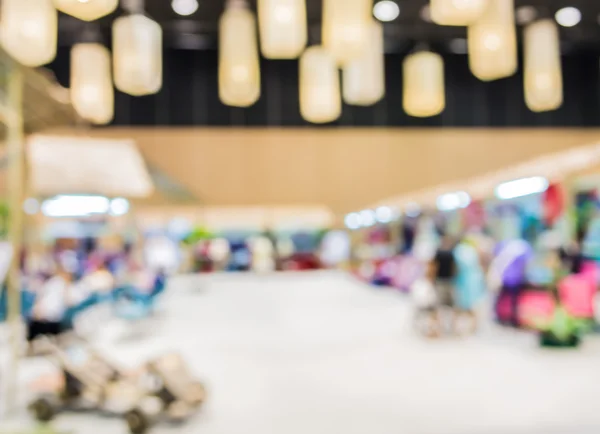 Rozmazaný Obraz Lidí Kteří Jdou Shopping Mall Rozostření Pozadí Bokeh — Stock fotografie