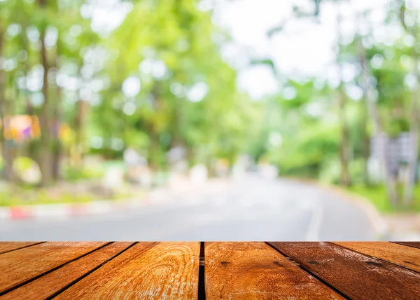 image of blur road with bokeh