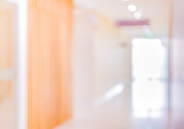 Koridor ve hedef arka plan kullanım için ışık görüntü bulanıklığı .