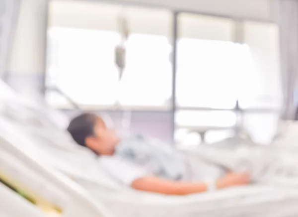 Blurred Image Patient Drip Hospital Background Usage — Stock Photo, Image