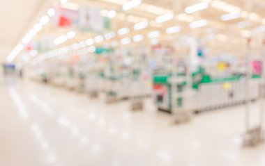 Alışveriş Merkezi için arka plan kullanım yok insanlarla bulanık görüntü .