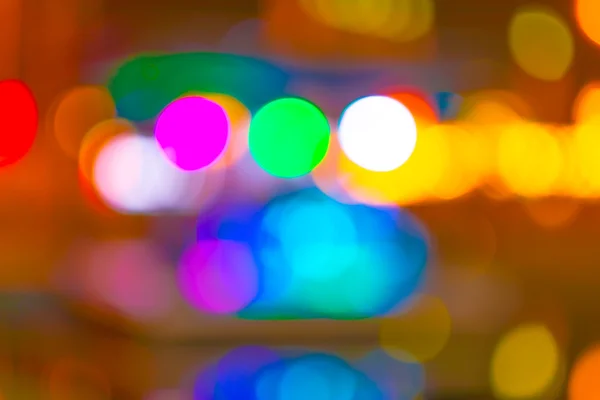 Imaeg Blurred Bokeh Background Warm Orange Lights Blurred — Stock Photo, Image