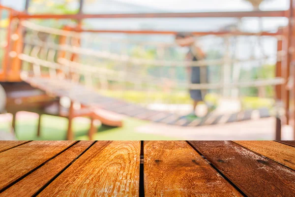 Blurred image for background of children's playground — Stock Photo, Image