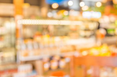 Fırın dükkanın arka plan kullanım için bulanık görüntü .