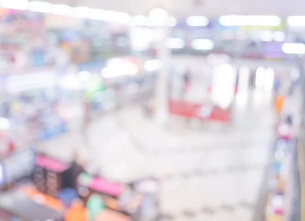 Motion homályos emberek a bevásárlóközpontban — Stock Fotó