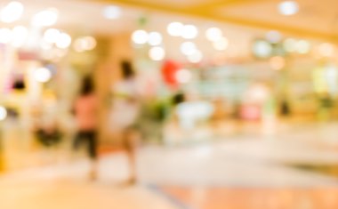 bulanık görüntü modern alışveriş ve bokeh grubu