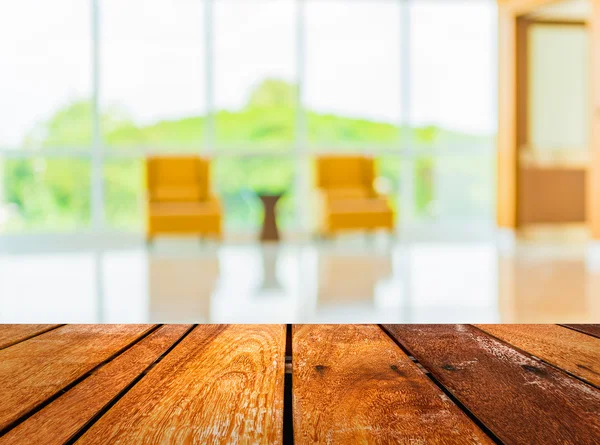 Imagen Borrosa Sala Oficina Del Hospital Con Mesa Sillas Para — Foto de Stock