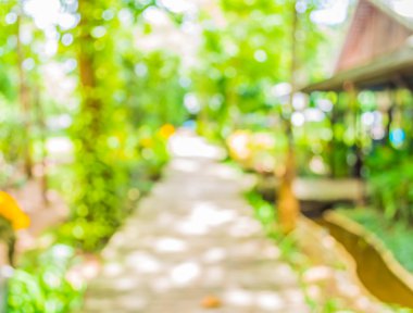 Uzun görüntü bulanıklığı boş koridor açık alan ile