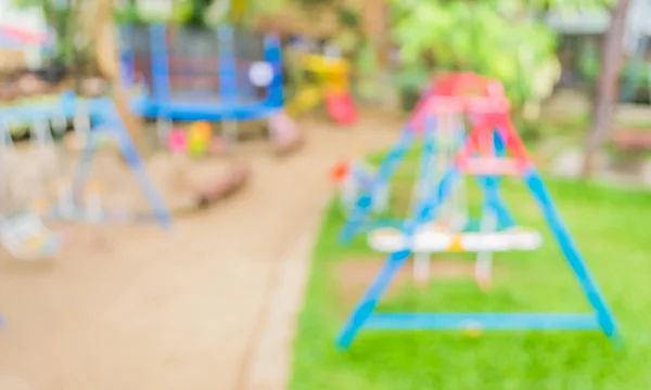 Imagen desenfocada y borrosa del parque infantil — Foto de Stock