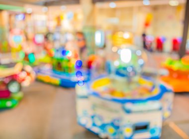 Arcade oyun imalat bokeh görüntü ile arka plan bulanıklık .