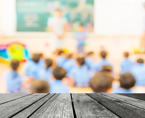 Imagem de sala de aula borrão — Fotografia de Stock