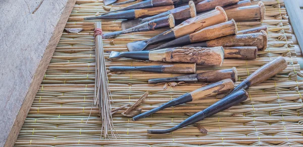 Grupo de ferramentas de carpinteiro — Fotografia de Stock