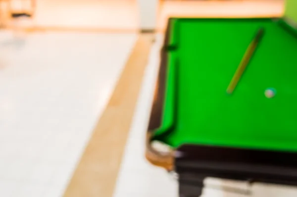 Blur snooker table — Stock Photo, Image