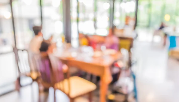 Coffee shop blur background with bokeh image. — Stock Photo, Image