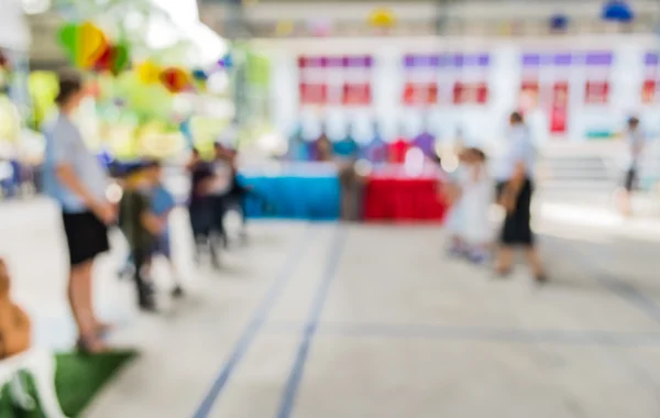 Actividade escolar desfocada  . — Fotografia de Stock