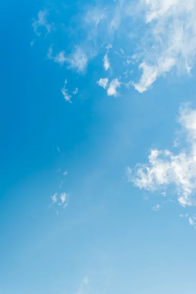 Image Blue Sky White Cloud Background Usage — Stock Photo, Image