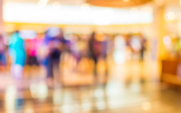 Blurred image of shopping mall and people . — Stock Photo, Image
