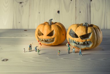 Bebek ve Cadılar Bayramı için kabak