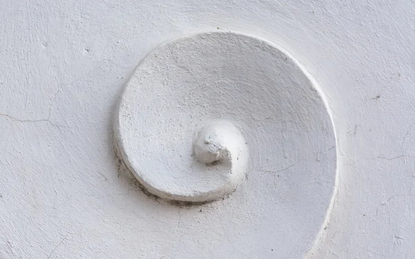 Imagen Estuco Blanco Pared Del Templo Tailandia Para Uso Fondo —  Fotos de Stock