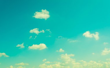 Arkaplan kullanımı için açık gökyüzünün eski tarz görüntüsü .