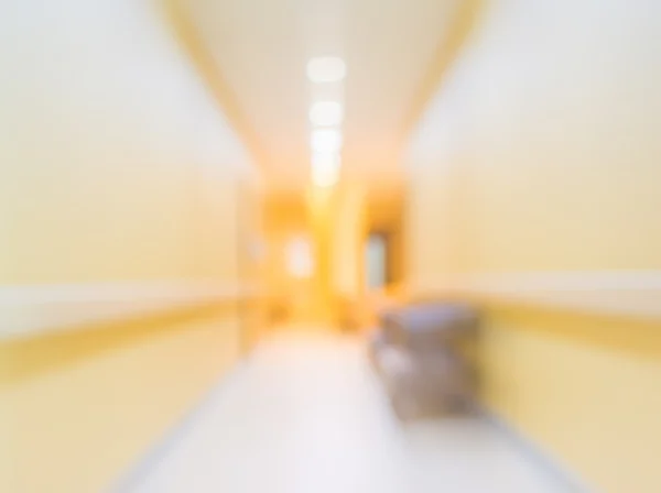 Blur image of corridor and light at destination for background u — Stock Photo, Image