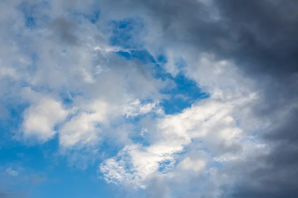 Bild Des Blauen Himmels Weiße Wolken Tag Zur Hintergrundnutzung — Stockfoto