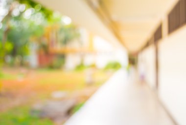 görüntü bulanıklığı uzun koridor 