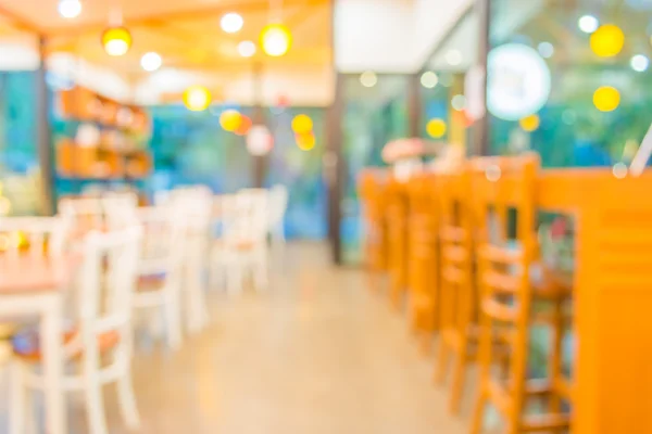 Imagen Borrosa Del Fondo Borroso Cafetería Con Bokeh —  Fotos de Stock