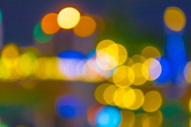 imaeg bulanık bokeh arka plan ile (bulanık sıcak turuncu ışık)