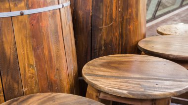 görüntü boş varil ve sandalye için arka plan kullanım.