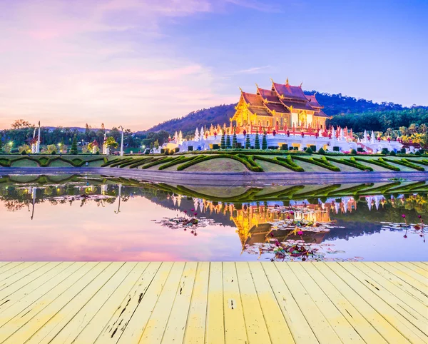 Royal Flora temple (ratchaphreuk)in Chiang Mai,Thailand — Stock Photo, Image