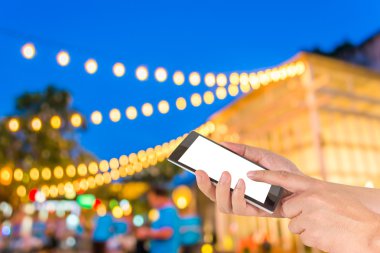 ufuk gece sokak soyut doku.