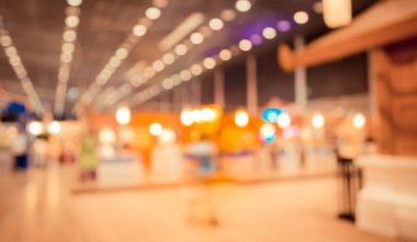 insanların ticaret bulanık görüntü göstermek için arka plan kullanım vintage sesi ile .