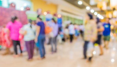 insanların alışveriş arka plan kullanım için bulanık görüntü .