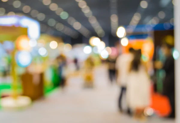 Imagen Borrosa Las Personas Feria Para Uso Fondo —  Fotos de Stock