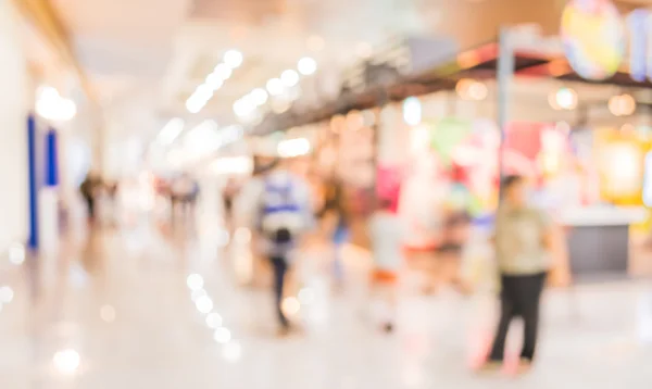 Imagen Borrosa Del Centro Comercial Las Personas Para Uso Fondo — Foto de Stock