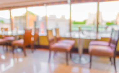 Arka plan kullanımı için Bokeh ile Kafe 'nin bulanık görüntüsü .