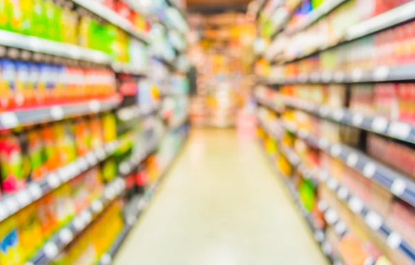 Blurred image of supermarket — Stock Photo, Image