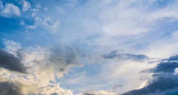 Mago Céu Azul Claro Dia Para Uso Segundo Plano Horizontal — Fotografia de Stock