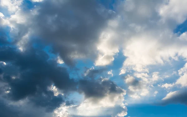 Изображение Голубого Неба Белых Облаков Дневное Время Использования Заднем Плане — стоковое фото