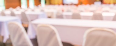 Bulanık görüntü için arka plan kullanım büyük seminer odası .